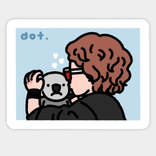 Andrey Rublev with Koala Sticker